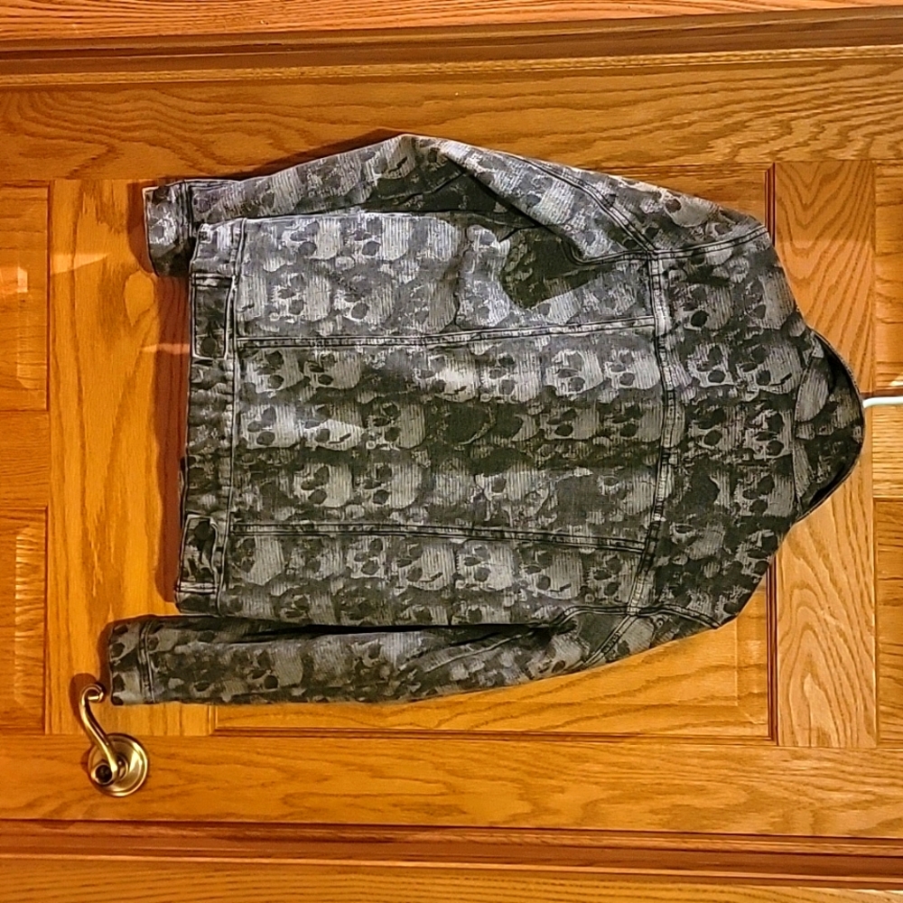 Vintage Lip Service Cult Black Skull Jacket - Picture 3 of 4